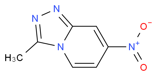 3-methyl-7-nitro-[1,2,4]triazolo[4,3-a]pyridine_分子结构_CAS_1214900-91-0