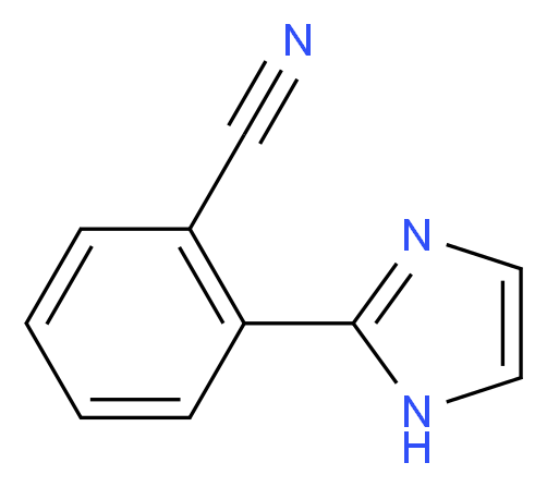 2-(1H-IMIDAZOL-2-YL)BENZONITRILE_分子结构_CAS_204078-65-9)