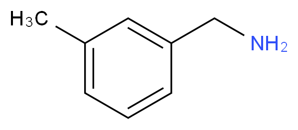 (3-methylphenyl)methanamine_分子结构_CAS_100-81-2