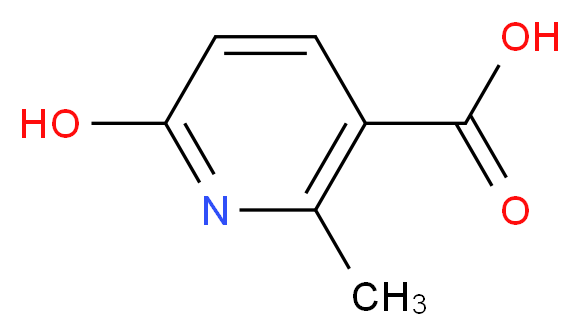 6-hydroxy-2-methylpyridine-3-carboxylic acid_分子结构_CAS_)