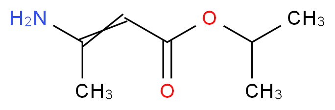 3-Amino-but-2-enoic acid isopropyl ester_分子结构_CAS_14205-46-0)