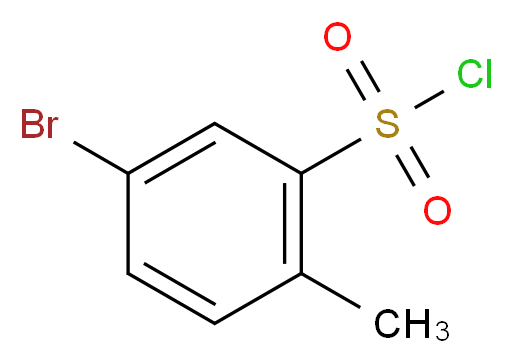 5-Bromo-2-methylbenzene-1-sulfonyl chloride_分子结构_CAS_69321-56-8)