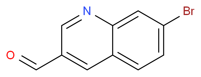 7-bromoquinoline-3-carbaldehyde_分子结构_CAS_745830-24-4