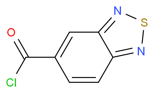 2,1,3-Benzothiadiazole-5-carbonyl chloride_分子结构_CAS_321309-31-3)