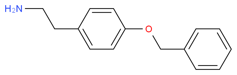 4-Benzyloxyphenethylamine_分子结构_CAS_51179-05-6)