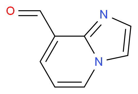 imidazo[1,2-a]pyridine-8-carbaldehyde_分子结构_CAS_136117-74-3