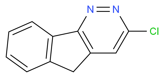 3-chloro-5H-indeno[1,2-c]pyridazine_分子结构_CAS_69581-17-5