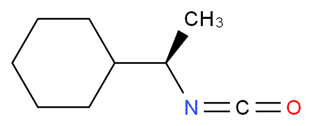 (R)-(-)-1-环己基乙基异氰酸酯_分子结构_CAS_93470-26-9)