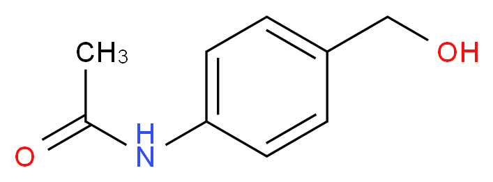 4-Acetamidobenzyl alcohol_分子结构_CAS_16375-88-5)