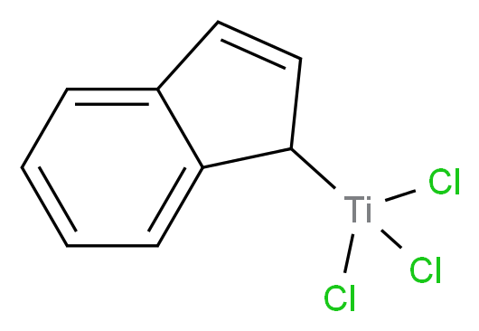 三氯化茚基钛_分子结构_CAS_84365-55-9)