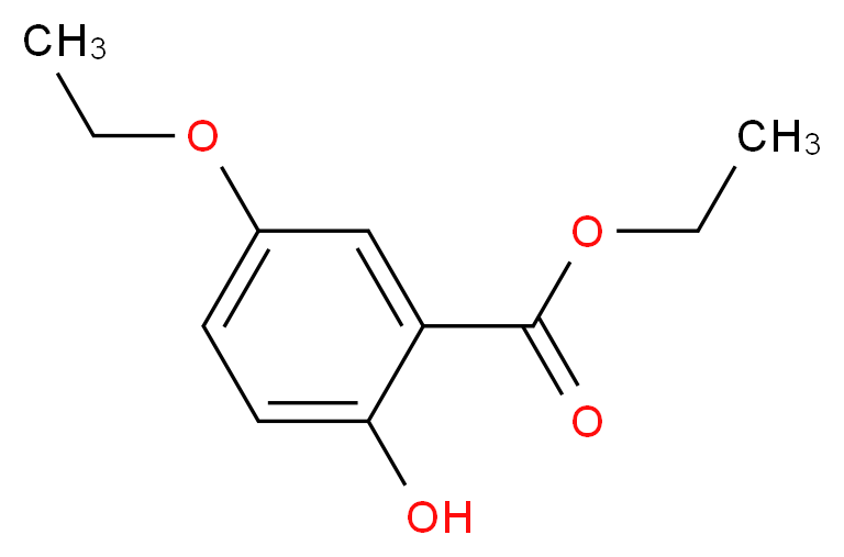 ethyl 5-ethoxy-2-hydroxybenzoate_分子结构_CAS_14160-70-4