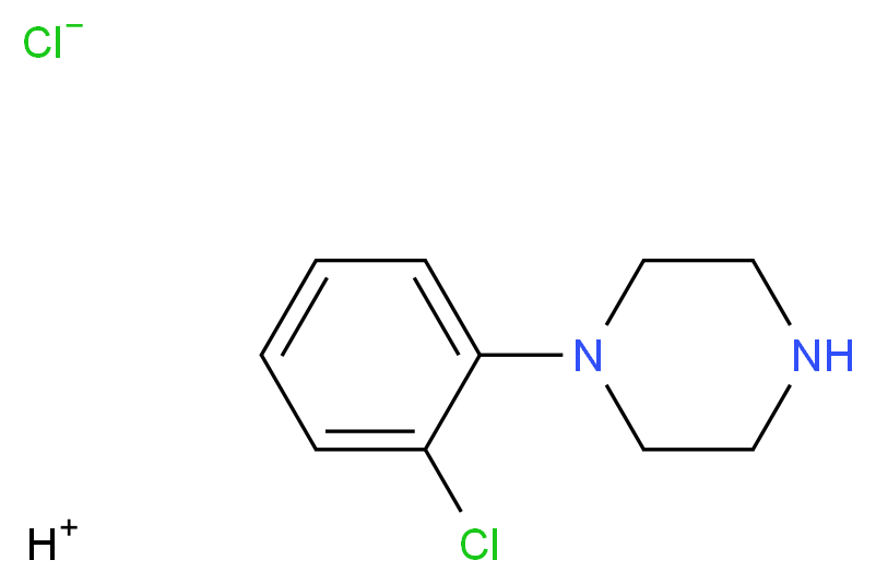 1-(2-Chlorophenyl)piperazine hydrochloride_分子结构_CAS_41202-32-8)