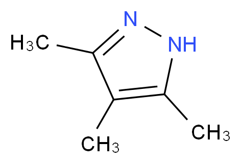 3,4,5-trimethyl-1H-pyrazole_分子结构_CAS_5519-42-6