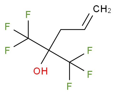 2-Allylhexafluoroisopropanol 97%_分子结构_CAS_646-97-9)