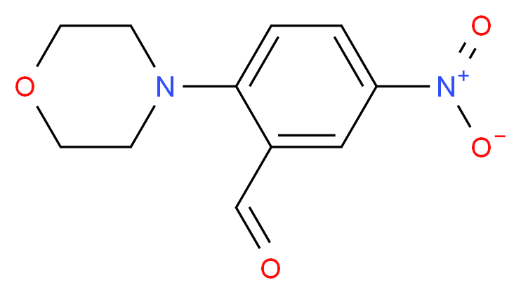 2-Morpholino-5-nitrobenzenecarbaldehyde_分子结构_CAS_30742-62-2)