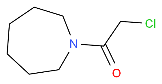 1-(Chloroacetyl)azepane_分子结构_CAS_52227-33-5)