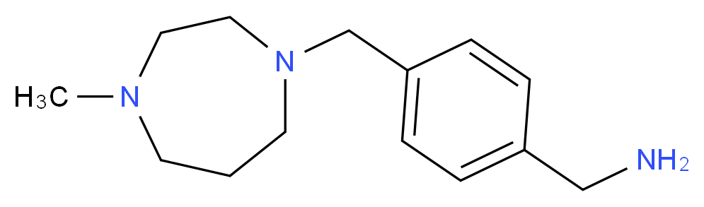 4-[(4-methylperhydro-1,4-diazepin-1-yl)methyl]benzylamine_分子结构_CAS_884507-52-2)