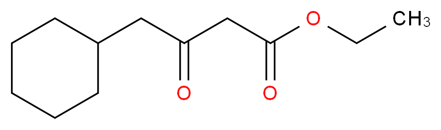 ethyl 4-cyclohexyl-3-oxobutanoate_分子结构_CAS_64127-44-2