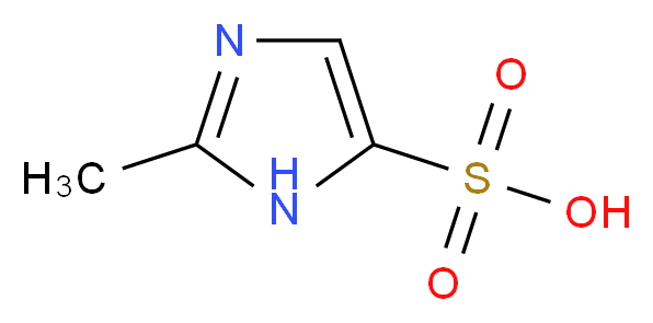 2-Methyl-1H-imidazole-5-sulfonic Acid_分子结构_CAS_861346-39-6)