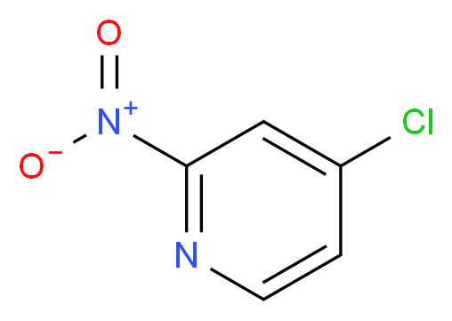 4-chloro-2-nitropyridine_分子结构_CAS_65370-42-5