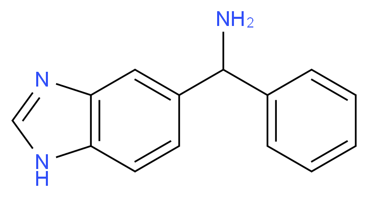 1H-1,3-benzodiazol-5-yl(phenyl)methanamine_分子结构_CAS_929974-45-8