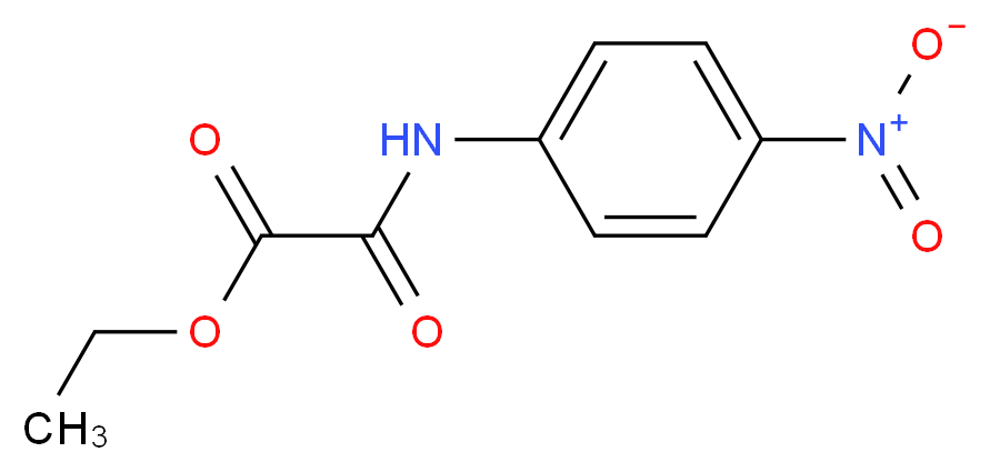 ethyl [(4-nitrophenyl)carbamoyl]formate_分子结构_CAS_5416-11-5