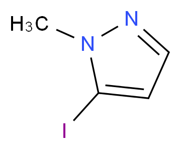 5-iodo-1-methyl-1H-pyrazole_分子结构_CAS_34091-51-5