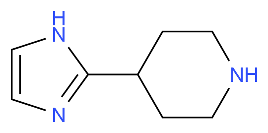 4-(1H-imidazol-2-yl)piperidine_分子结构_CAS_)