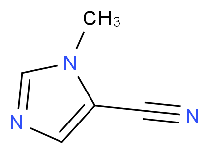 1-methyl-1H-imidazole-5-carbonitrile_分子结构_CAS_66121-66-2)