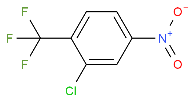 2-chloro-4-nitro-1-(trifluoromethyl)benzene_分子结构_CAS_151504-80-2