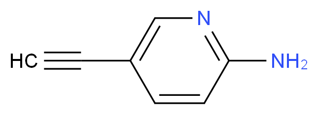 5-ethynyl-2-pyridinamine_分子结构_CAS_82454-61-3)