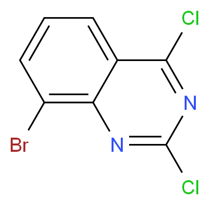 8-bromo-2,4-dichloroquinazoline_分子结构_CAS_331647-05-3