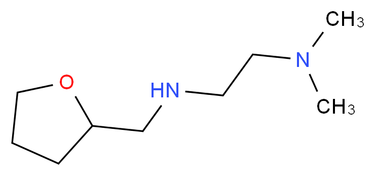 [2-(dimethylamino)ethyl](oxolan-2-ylmethyl)amine_分子结构_CAS_)