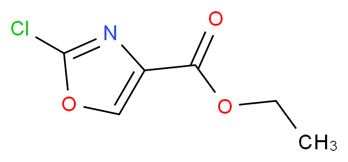 ethyl 2-chloro-1,3-oxazole-4-carboxylate_分子结构_CAS_460081-18-9