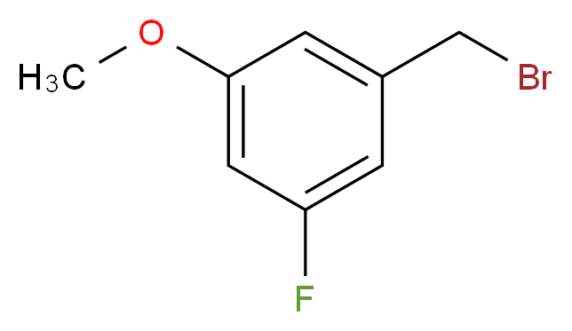 3-Fluoro-5-methoxybenzyl bromide_分子结构_CAS_914637-29-9)