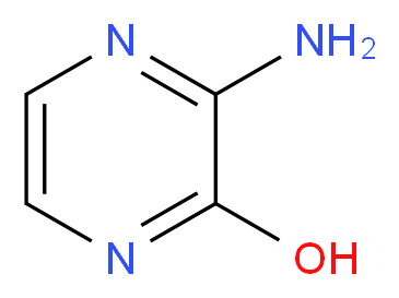 3-aminopyrazin-2-ol_分子结构_CAS_43029-19-2