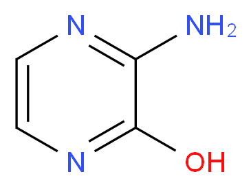 2-Amino-3-hydroxypyrazine_分子结构_CAS_43029-19-2)