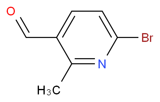6-bromo-2-methylnicotinaldehyde_分子结构_CAS_926293-55-2)