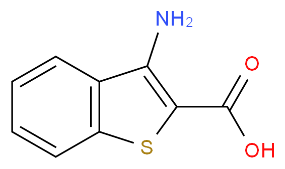 3-Aminobenzo[b]thiophene-2-carboxylic acid_分子结构_CAS_40142-71-0)