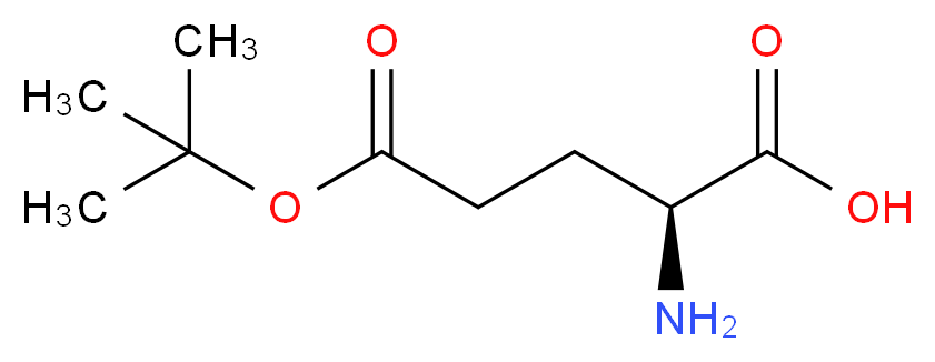 L-谷氨酸-5-叔丁基酯_分子结构_CAS_2419-56-9)