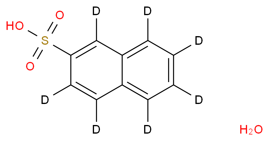 2-萘-d7-磺酸 水合物_分子结构_CAS_)