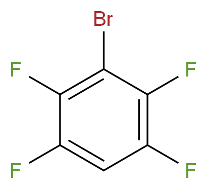 1-溴-2,3,5,6-四氟苯_分子结构_CAS_1559-88-2)