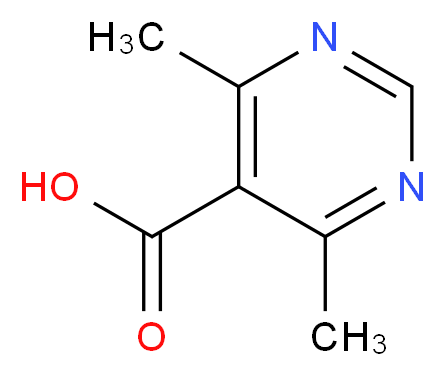 4,6-Dimethylpyrimidine-5-carboxylic acid_分子结构_CAS_157335-93-8)