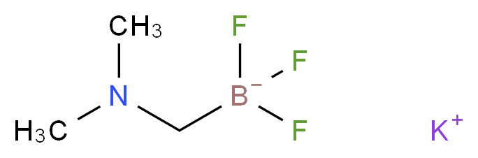 (N,N-二甲基氨甲基)三氟硼酸钾_分子结构_CAS_1150655-04-1)