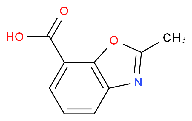 2-Methylbenzo[d]oxazole-7-carboxylic acid_分子结构_CAS_52395-92-3)
