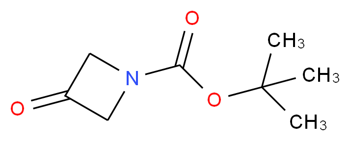 tert-butyl 3-oxoazetidine-1-carboxylate_分子结构_CAS_)
