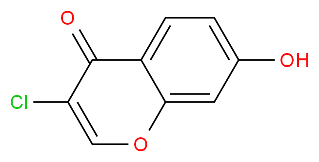 3-Chloro-7-hydroxy-4H-chromen-4-one_分子结构_CAS_)