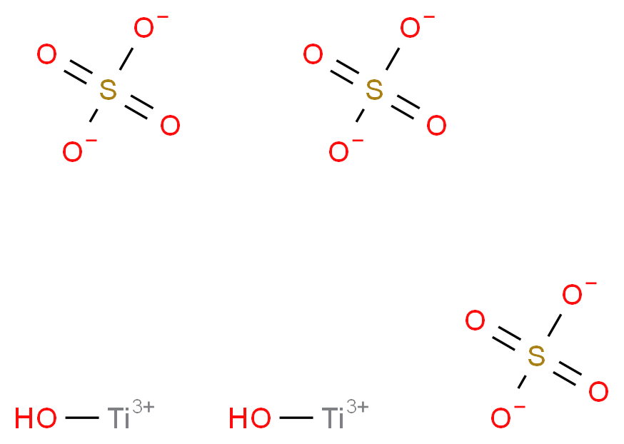 硫酸氧钛(IV) 溶液_分子结构_CAS_13825-74-6)