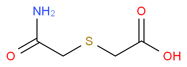 [(2-amino-2-oxoethyl)thio]acetic acid_分子结构_CAS_13330-87-5)