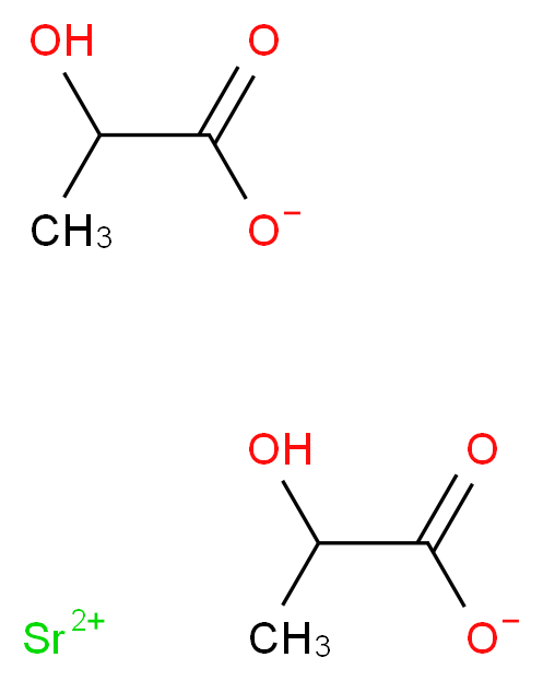 STRONTIUM LACTATE_分子结构_CAS_29870-99-3)